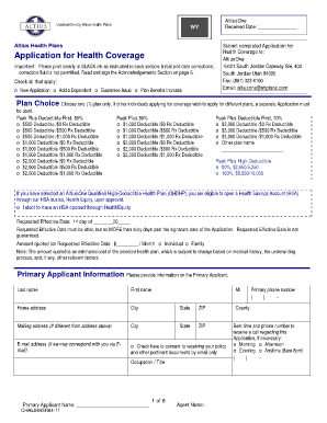 AltiusOne Health Coverage Application