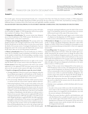 Transfer on Death Designation Form