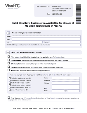 Fillable Online saint-kitts-nevis visahq Saint Kitts Nevis Visa ...