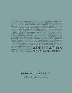 Graduate Admission Application