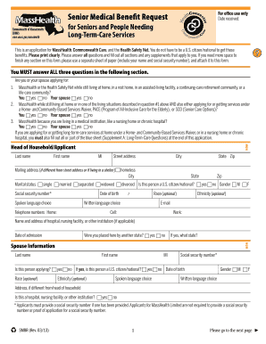 Senior Medical Benefit Request