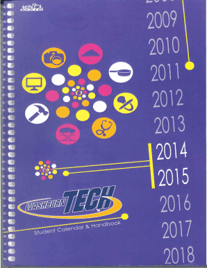 Washburn Tech Student Handbook Acknowledgment Form