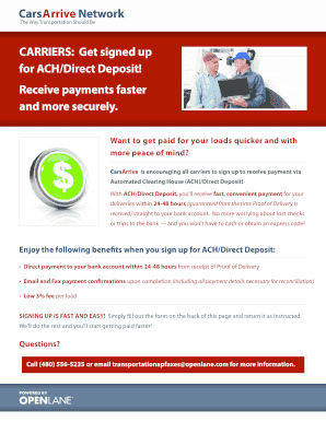 ACH Direct Deposit Enrollment Form
