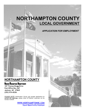 Northampton County Employment Application