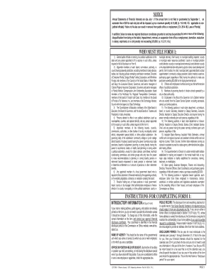 Florida Financial Interests Disclosure Form