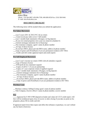 Uniform Residential Loan Application