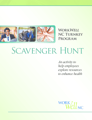 WorkWell NC Scavenger Hunt Program