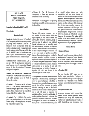 OGE Form 278 Public Financial Disclosure Report