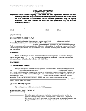 Iowa Fixed Rate Note - Secured