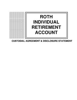 Roth Individual Retirement Custodial Account Agreement