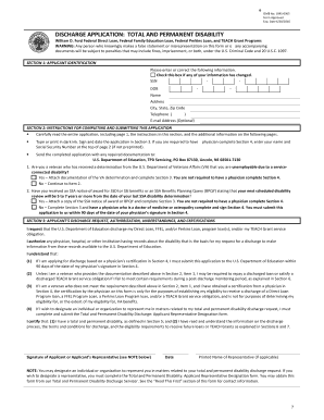 DESCARGO POR INCAPACIDAD TOTAL Y PERMANENTE