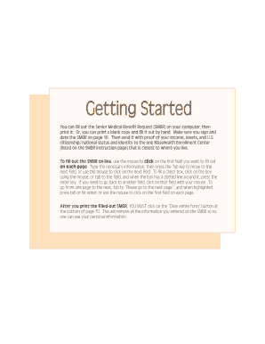 Senior Medical Benefit Request