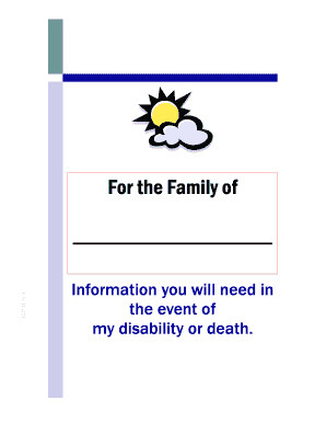 Family Information Workbook