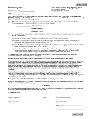 Promissory Note Agreement