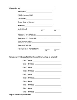 US Living Will and Estate Planning Form