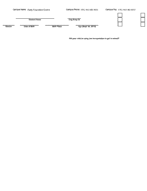 Student Residency Questionnaire