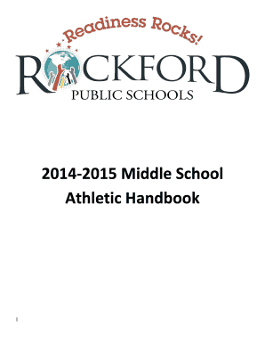 Middle School Athletic Handbook