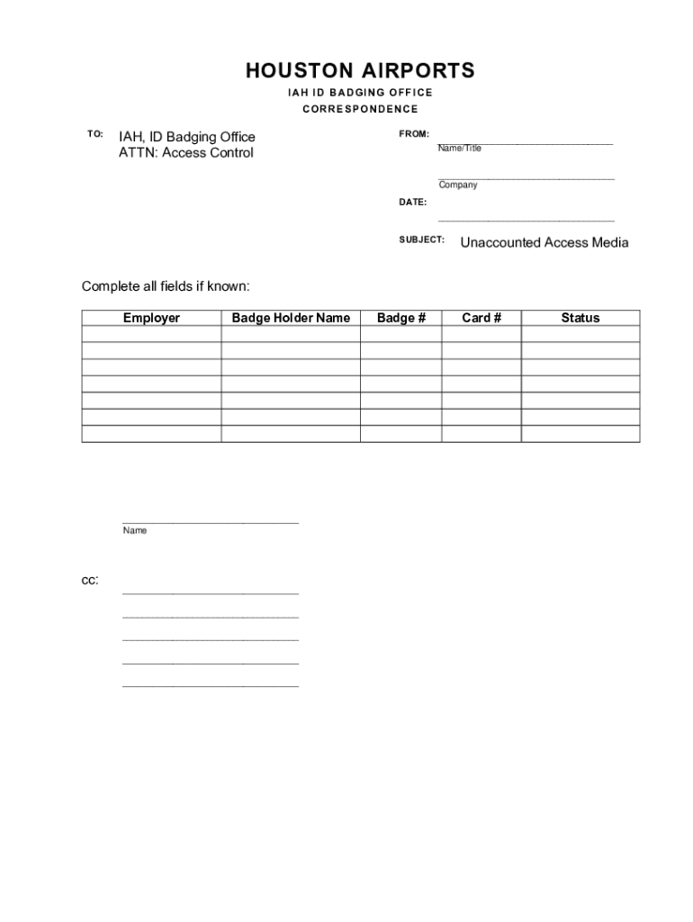 Fillable Online Global Entry Interview at Houston Intercontinental Airport Fax Email Print