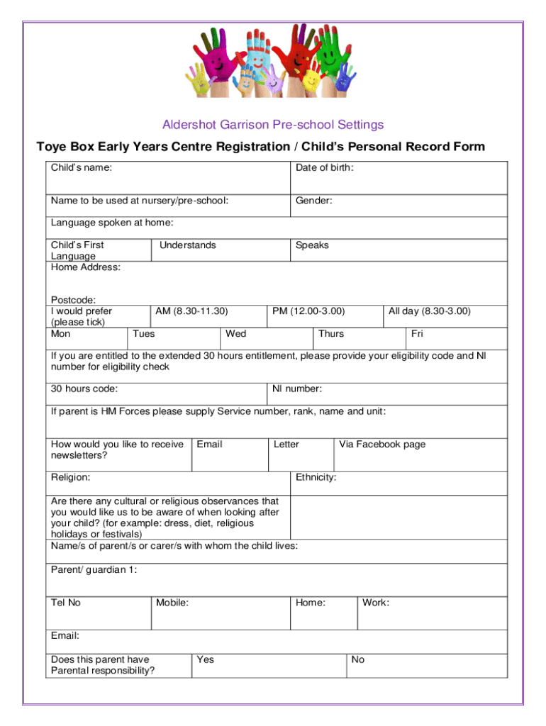 Form preview