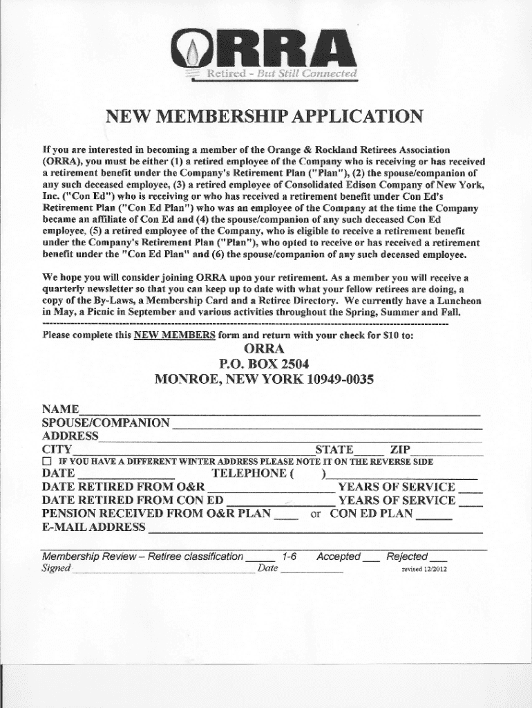 Fillable Online Employees' Retirement System Membership Registration ...