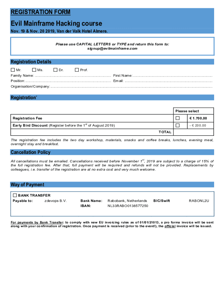 Form preview