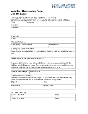 Fillable Online Volunteer Forms - Form TemplatesJotFormVolunteer Thank ...