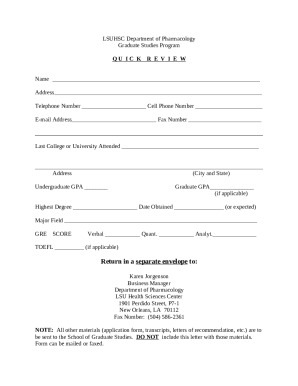 Form preview