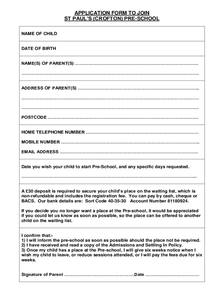 Form preview