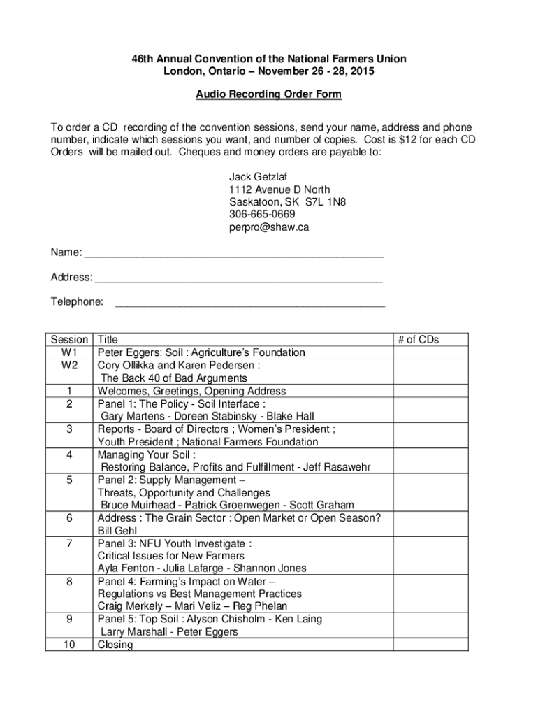 Form preview