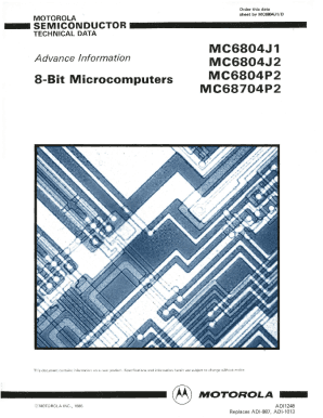 TECHNICAL DATA MC6840 Programmable Timer Module (PTM)