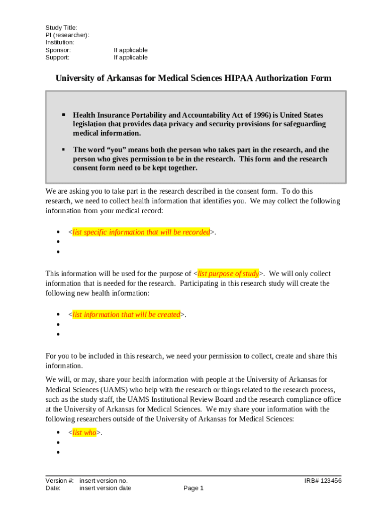 Free Medical Records Release Authorization HIPAAFree Medical