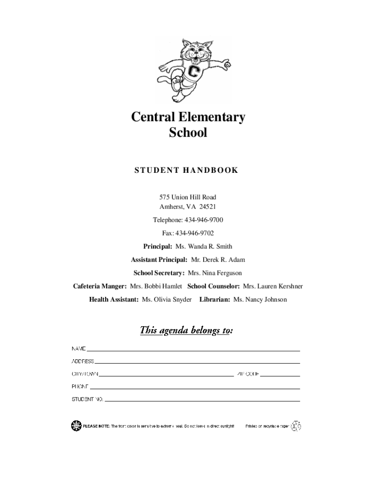 Fillable Online Elon Elementary is a special school amherst.k12