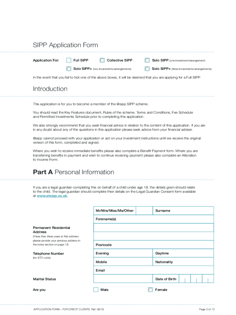 Fillable Online application form - atsipp.co.uk Fax Email Print - pdfFiller