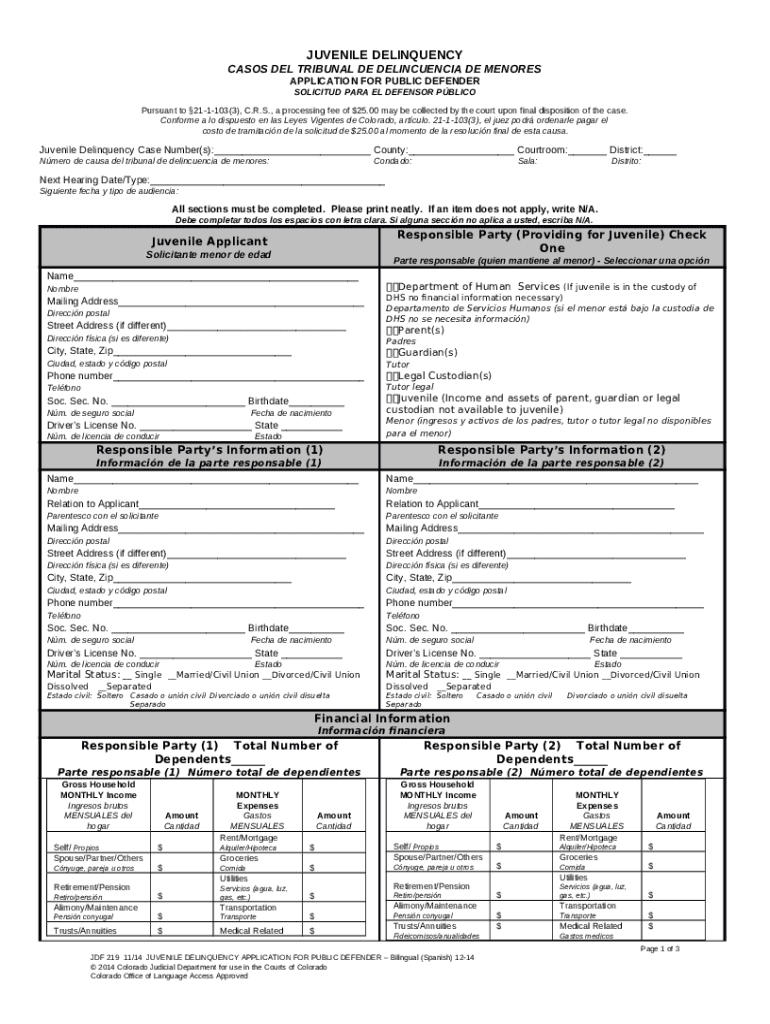 Note from roommates should not be CO Courts Doc Template