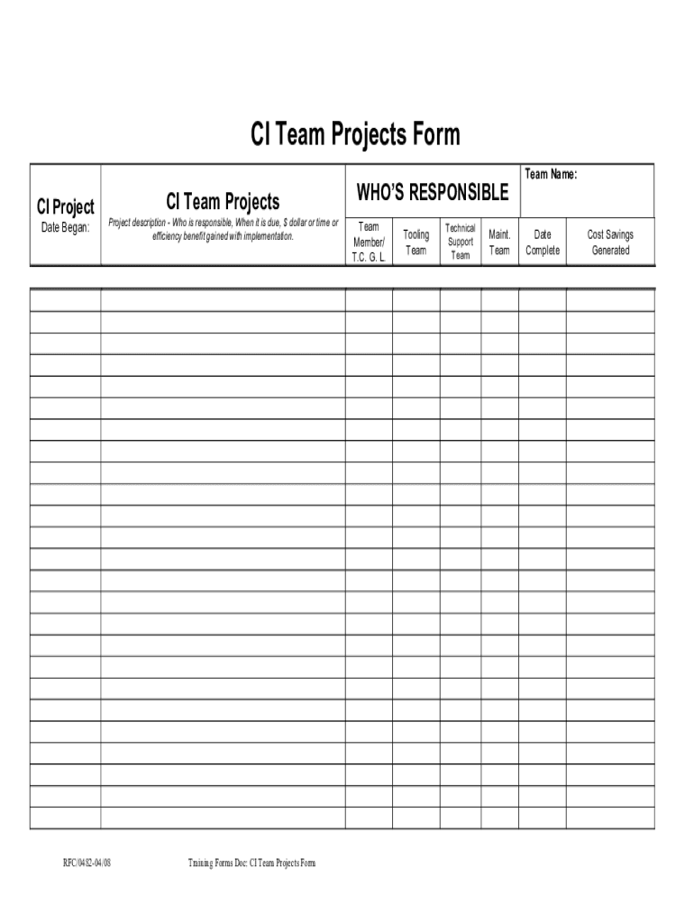 fillable-online-ci-team-projects-form-doc-fax-email-print-pdffiller