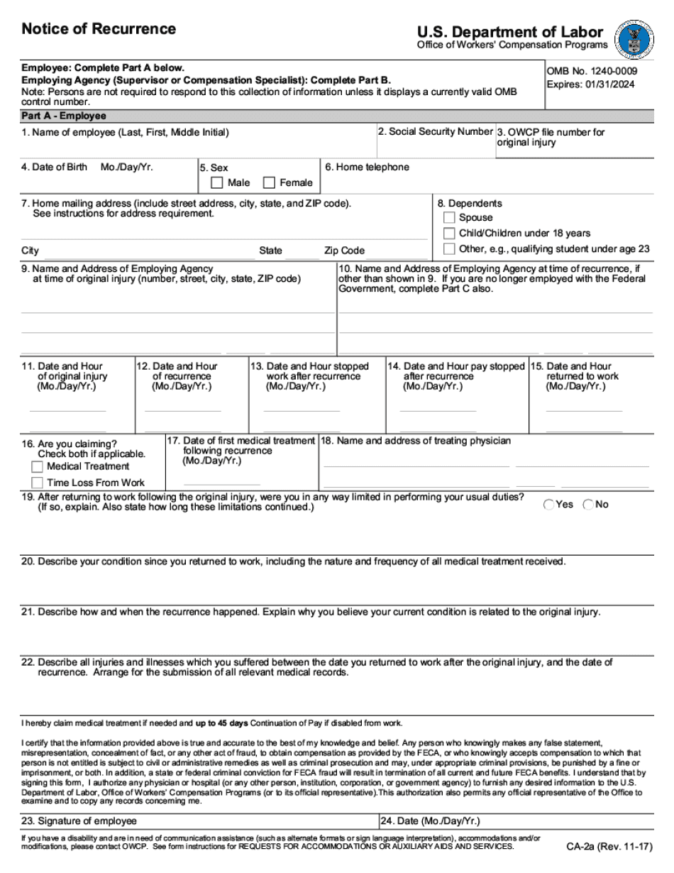 Forms | Us Department Of Labor
