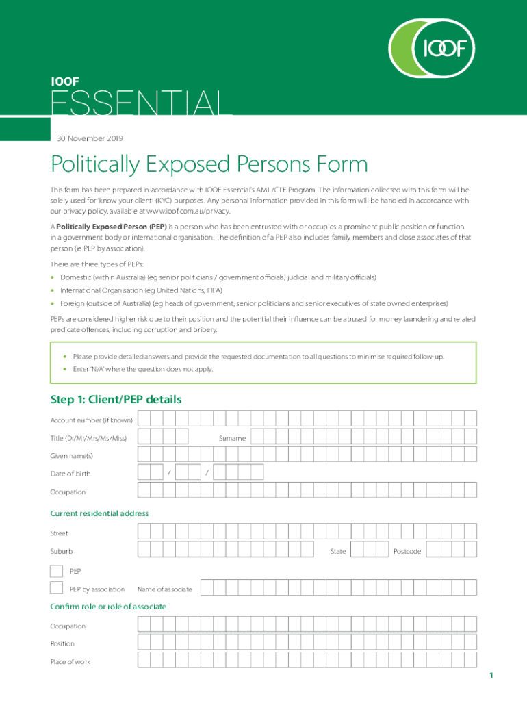 Fillable Online This form has been prepared in accordance with IOOF ...