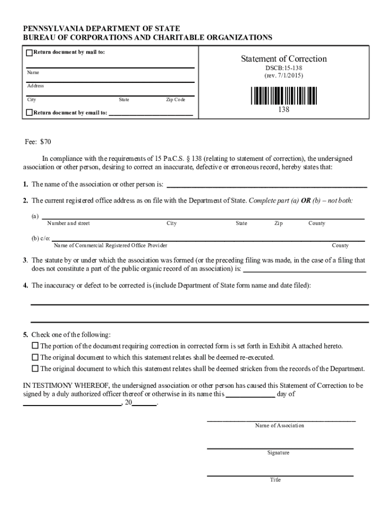 Business Registration Forms - Pennsylvania Department of Preview on Page 1