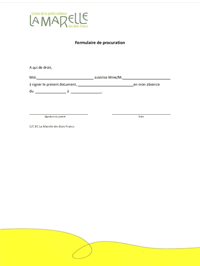 comment faire une procuration sur un compte à la poste