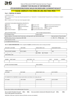 State of Maryland-Child Protective ... - thechildrenshome.net