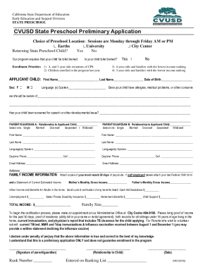 Form preview