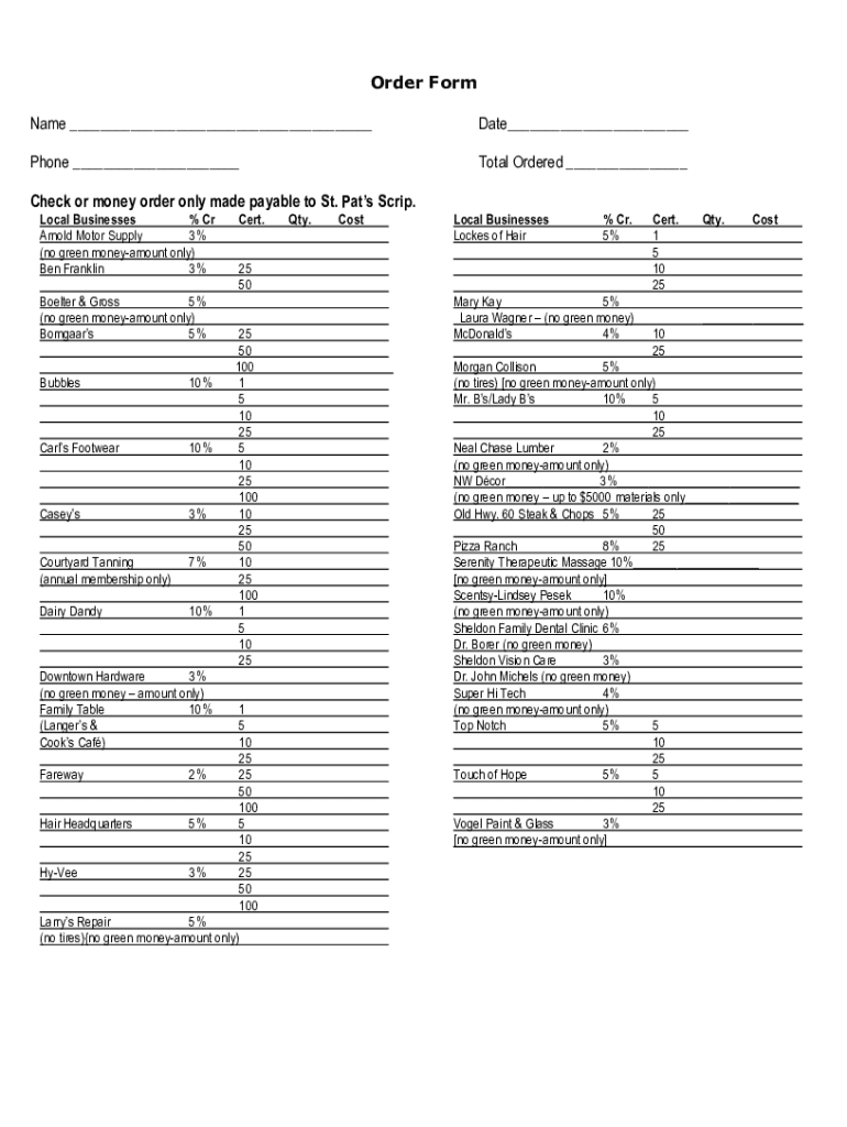 Form preview