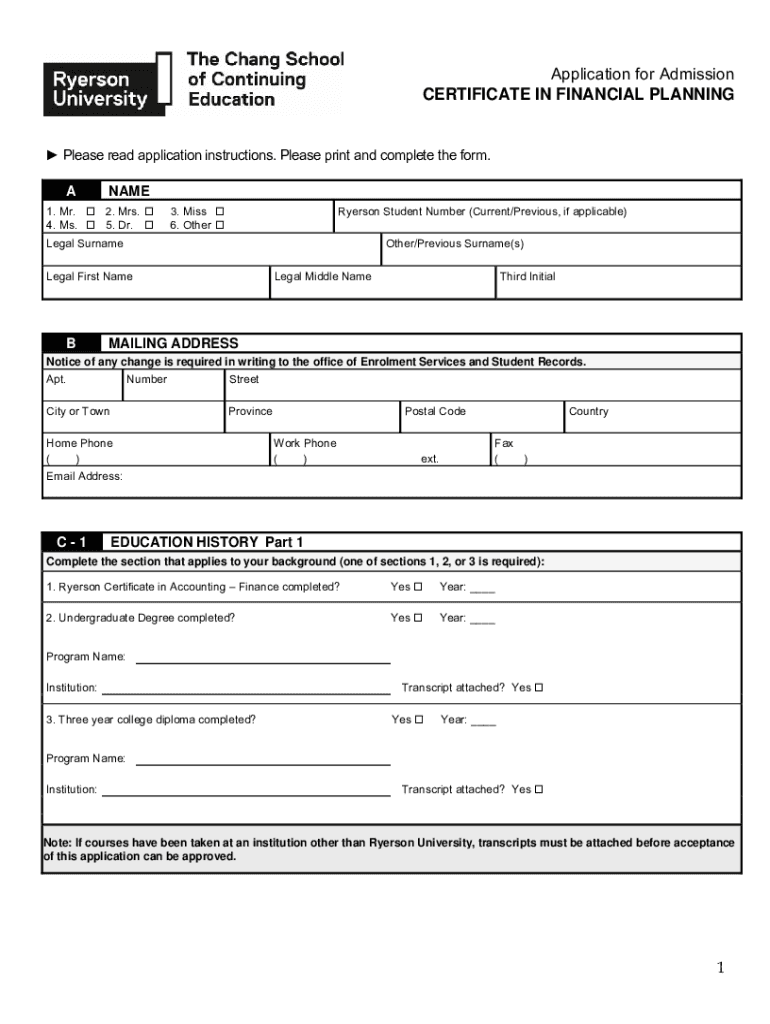 Fillable Online Personal Financial Planning Certificate ProgramsAICPA