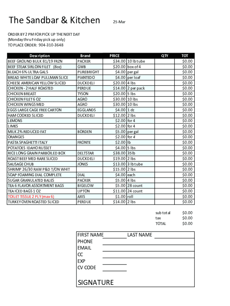 Form preview