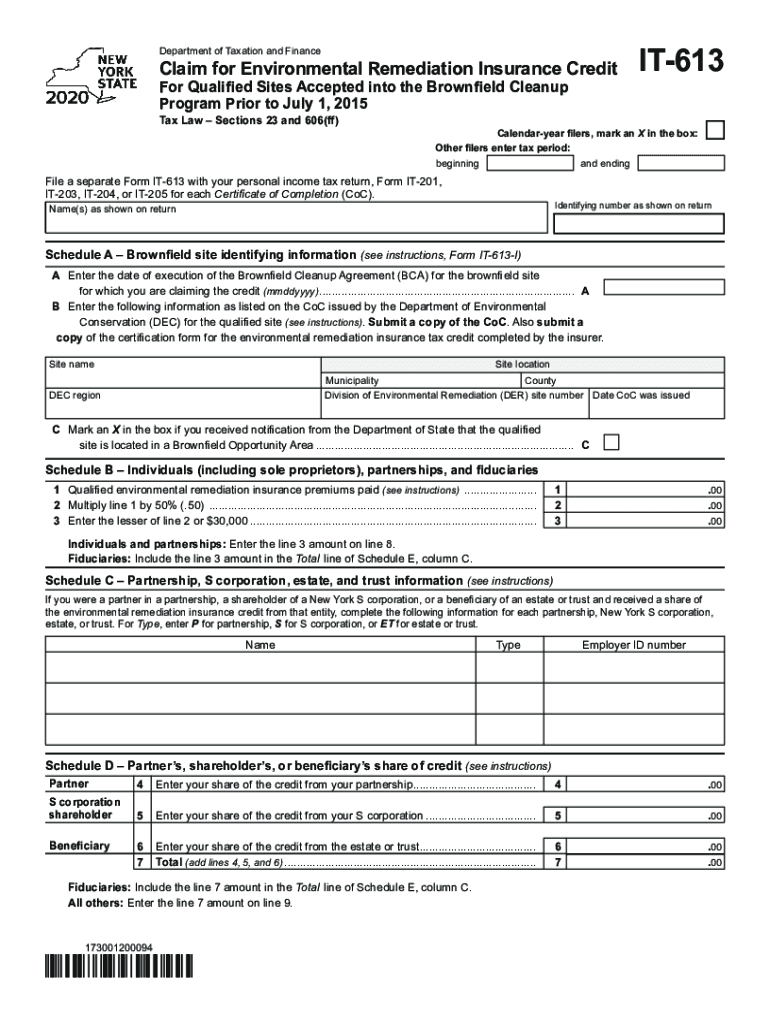 Department of Taxation and Finance Claim for Environmental ... Preview on Page 1.