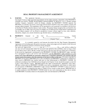 HOA Mgmt Agreement template Sample 2018 Doc Template | pdfFiller