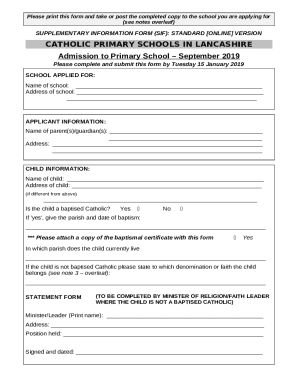 ST ANNE'S CATHOLIC PRIMARY SCHOOL, LEYLAND ADMISSION POLICY ...