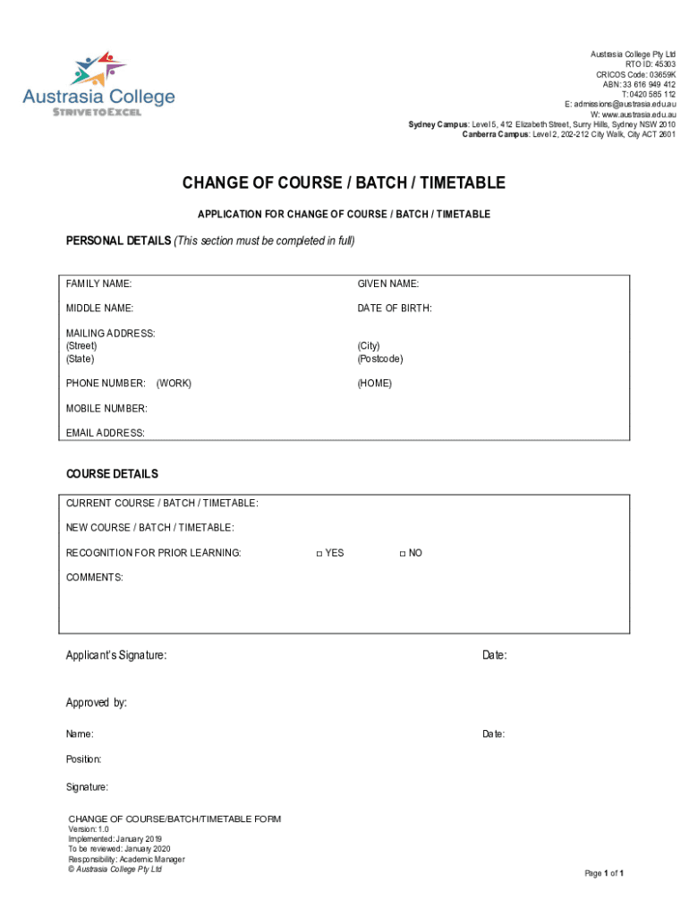 Form preview