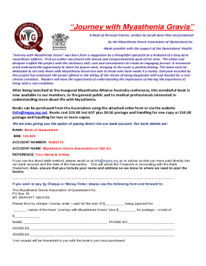 Fillable Online Journey with Myasthenia Gravis order form.docx Fax Email Print - pdfFiller
