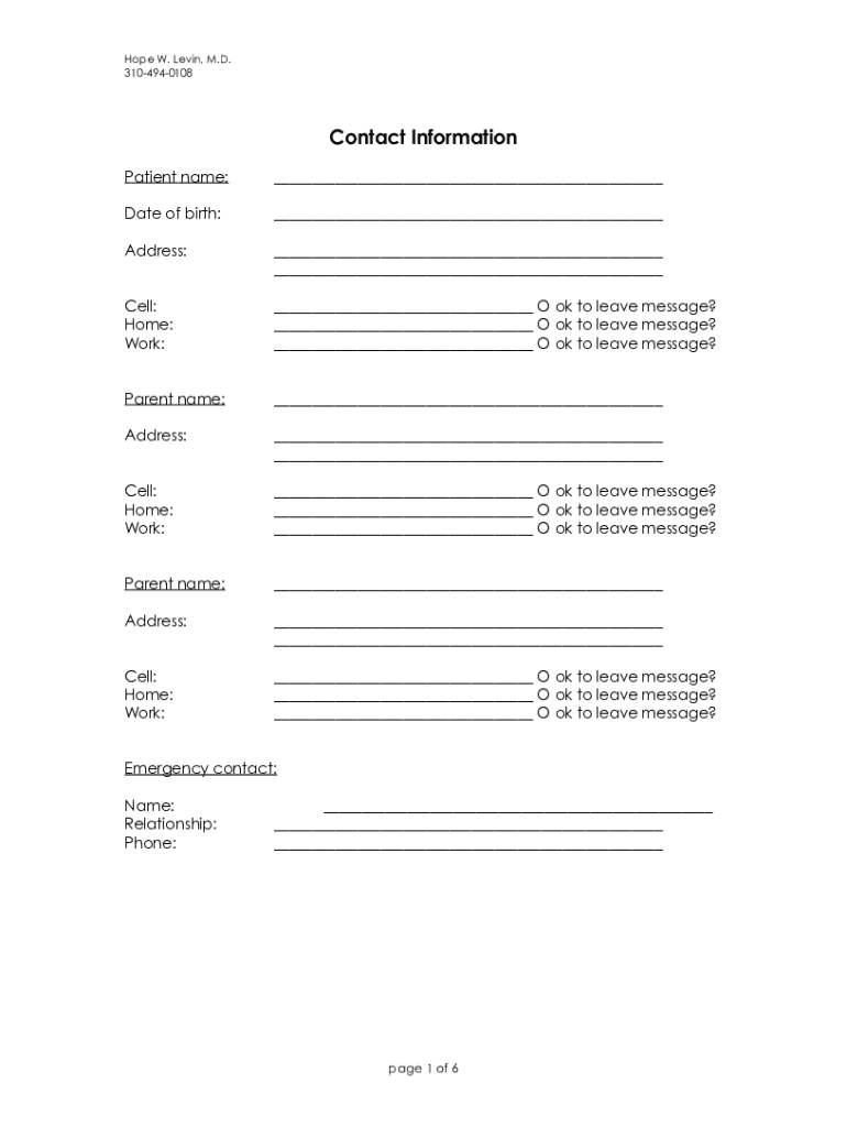 Form preview